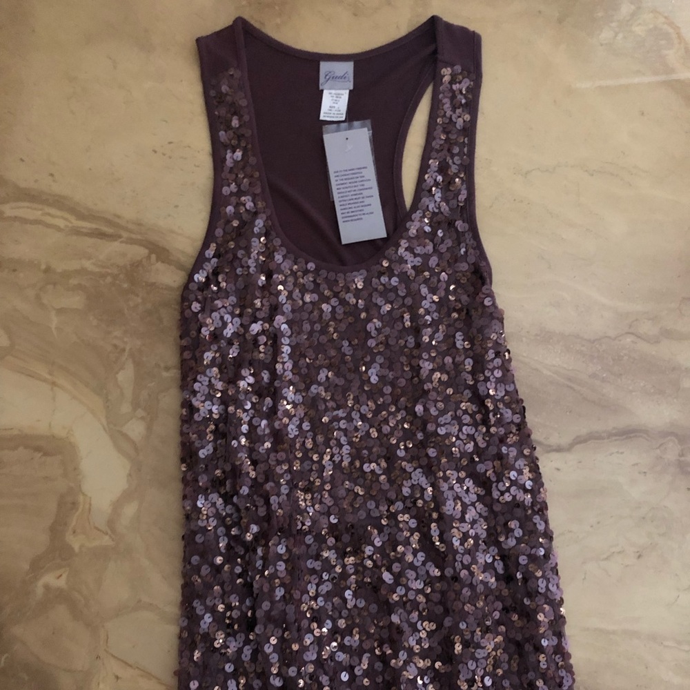 Victoria Secret Line Gudi Purple Tank Top - Sz L